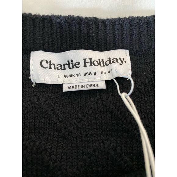 Charlie Holiday Black Grace Crop Top - Picture 7 of 10